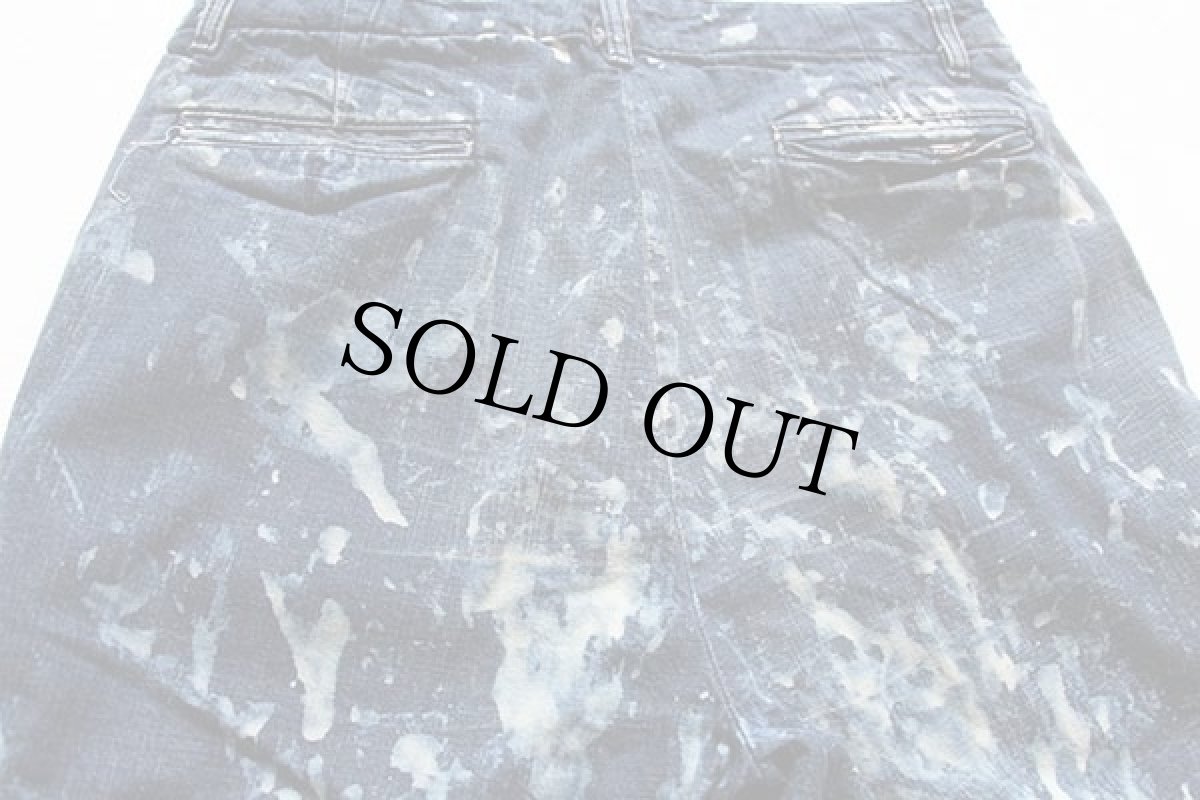 画像3: ラルフローレン サンプル ペンキ&ダメージ加工 デニム トラウザーズ w32 L32 (3)