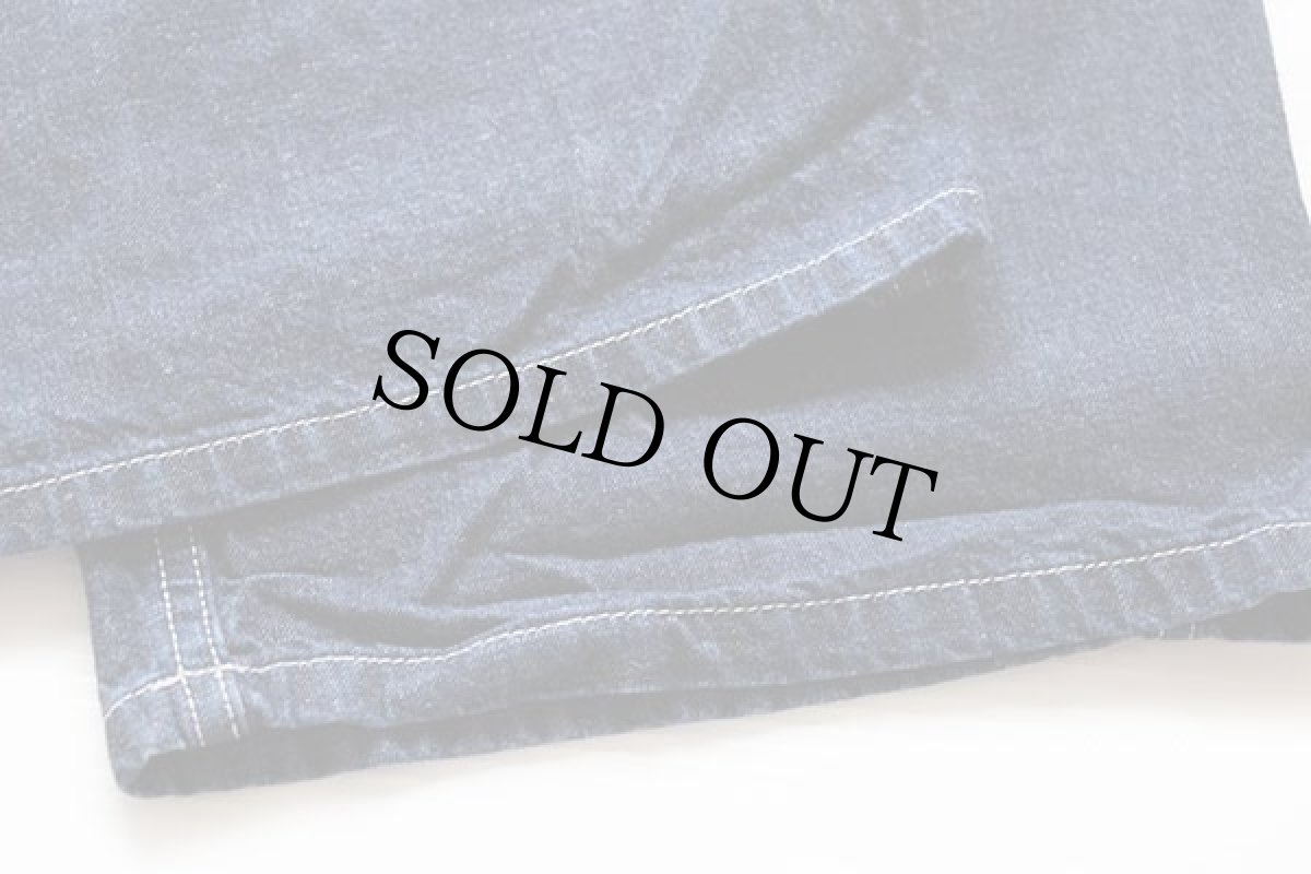 画像6: ポロ ラルフローレン U.S.ARMYタイプ バックルバック ビンテージ加工 デニム トラウザーズ (6)