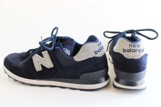 画像2: USA製 NEW BALANCEニューバランス 574 スニーカー 紺 11D (2)