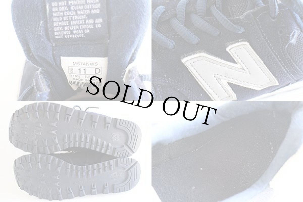 画像4: USA製 NEW BALANCEニューバランス 574 スニーカー 紺 11D (4)