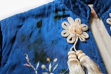 画像9: 50s 日本製 YAMATO 刺繍入り スタンドカラー キルティング スーベニアジャケット 青 (9)