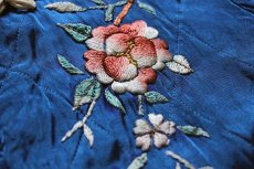 画像7: 50s 日本製 YAMATO 刺繍入り スタンドカラー キルティング スーベニアジャケット 青 (7)