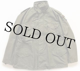 80s 米軍 U.S.ARMY AIRBORNEパッチ付き M-65 フィールドジャケット XL