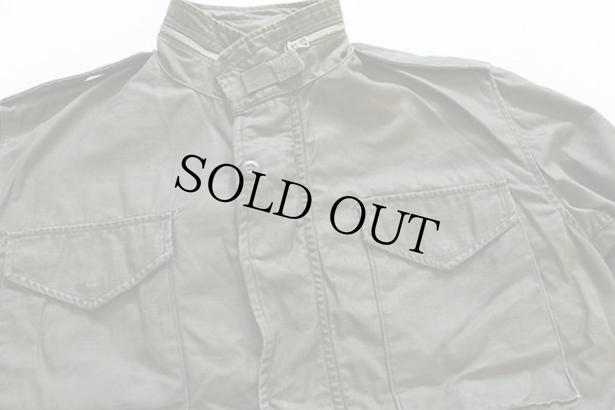 画像3: 60s 米軍 U.S.ARMY M-65 ステンシル フィールドジャケット 2nd オリーブグリーン M-R (3)