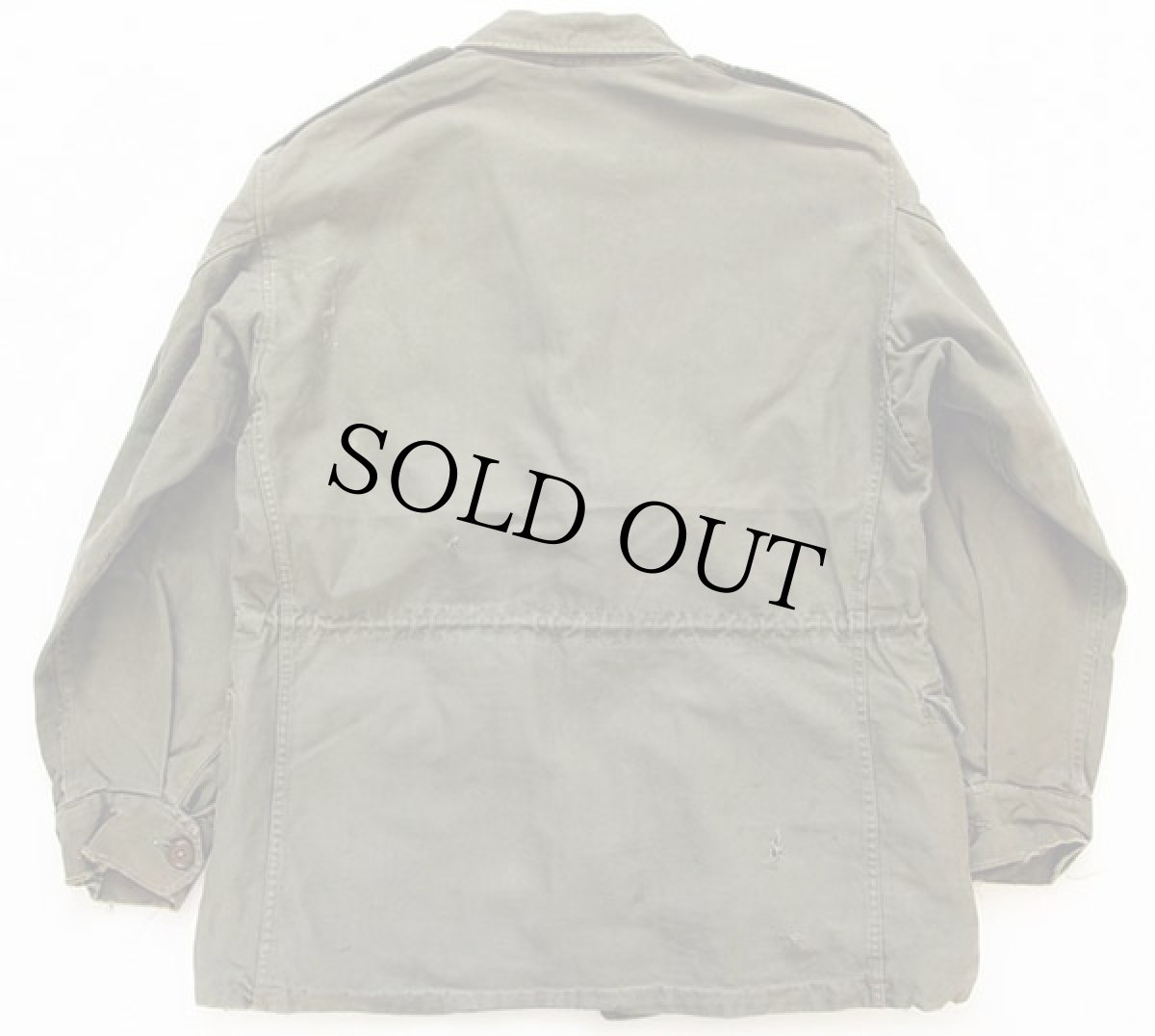 画像2: 40s 米軍 U.S.ARMY パッチ付き M-43 フィールドジャケット ボロ 34S (2)