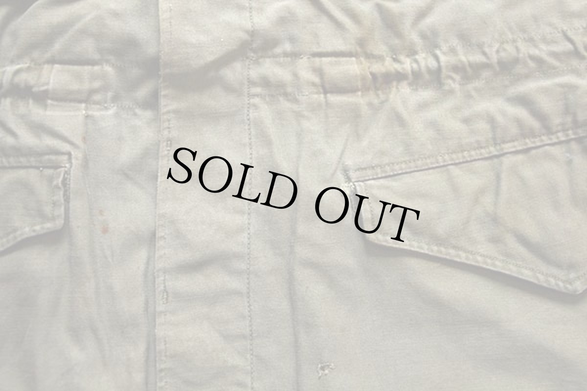 画像6: 40s 米軍 U.S.ARMY パッチ付き M-43 フィールドジャケット ボロ 34S (6)