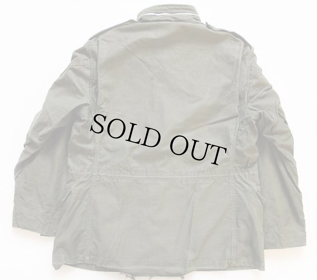 画像2: 60s 米軍 U.S.ARMY M-65 ステンシル フィールドジャケット 2nd オリーブグリーン M-R (2)