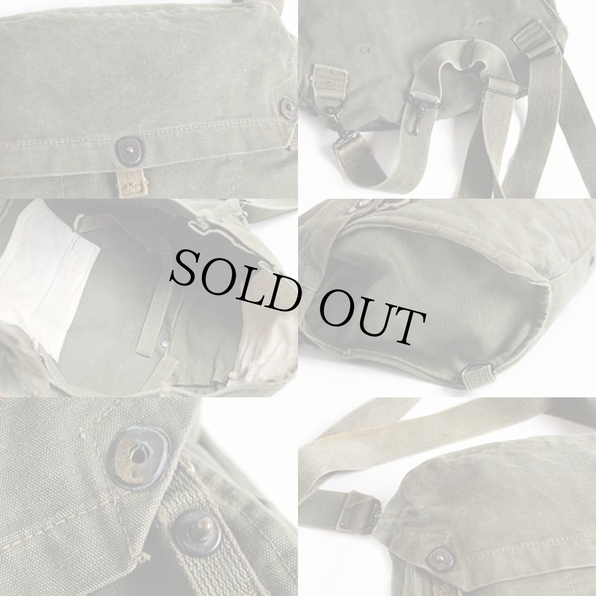 画像3: 40s 米軍 U.S.ARMY ガスマスクバッグ (3)