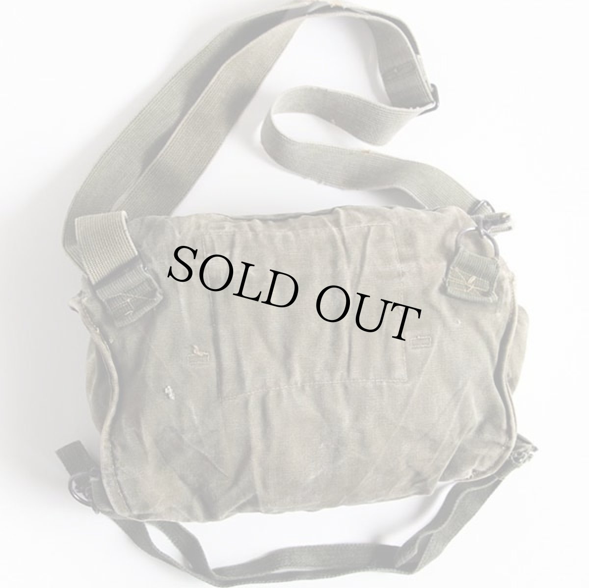 画像2: 40s 米軍 U.S.ARMY ガスマスクバッグ (2)