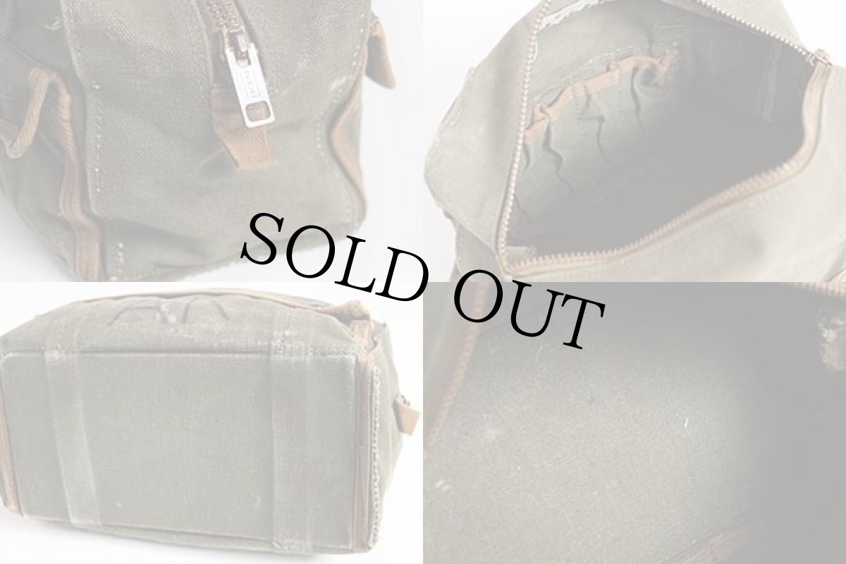 画像3: 60s キャンバス 弾薬入れ ハンドバッグ (3)