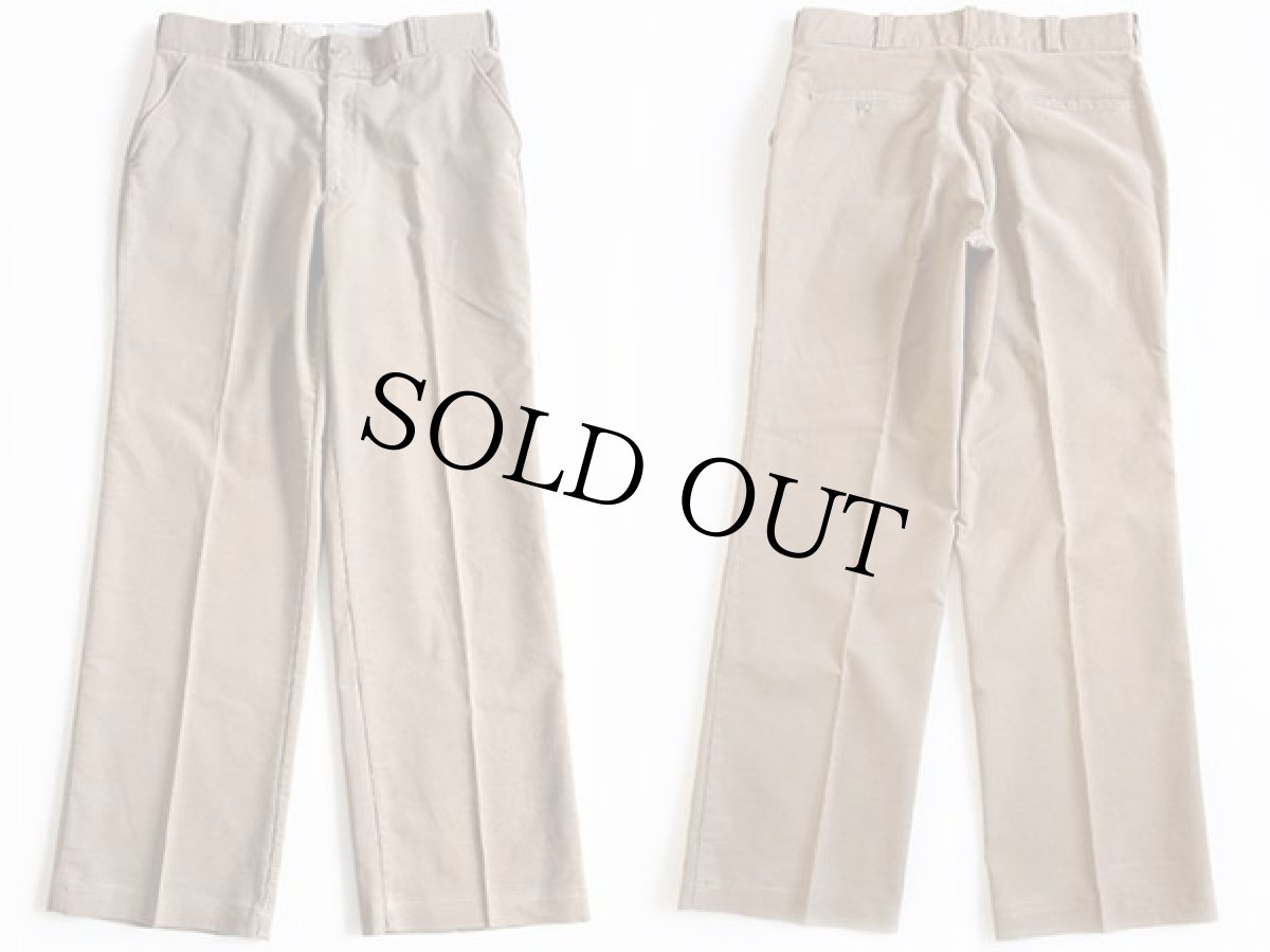 画像2: 70s Sears Work Leisure コーデュロイ ワークパンツ ベージュ w36 L32 (2)