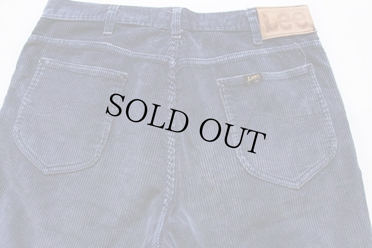 画像3: 90s Leeリー 太畝 コーデュロイパンツ 紺 w33 (3)