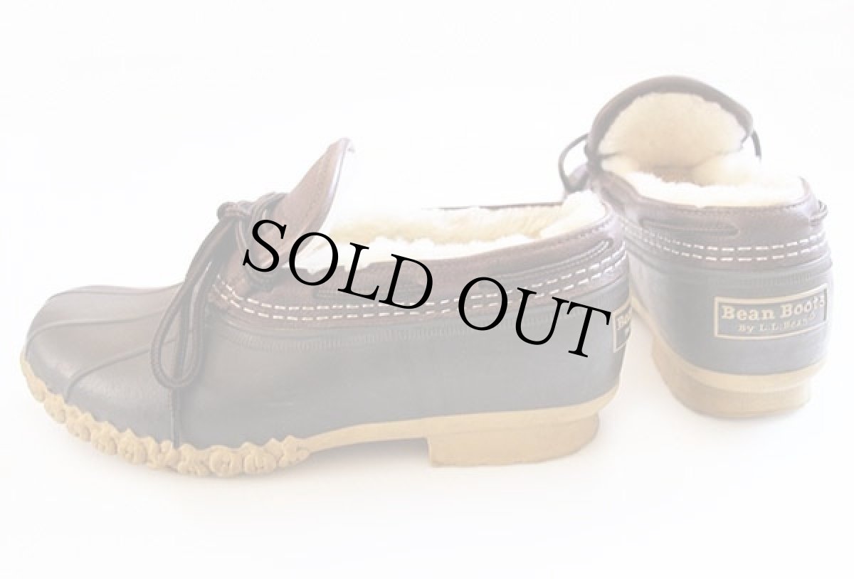 画像2: USA製 L.L.Bean シアリング ビーンブーツ ラバーモカシン 7W★ガムシューズ (2)