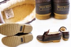 画像4: USA製 L.L.Bean シアリング ビーンブーツ ラバーモカシン 7W★ガムシューズ (4)