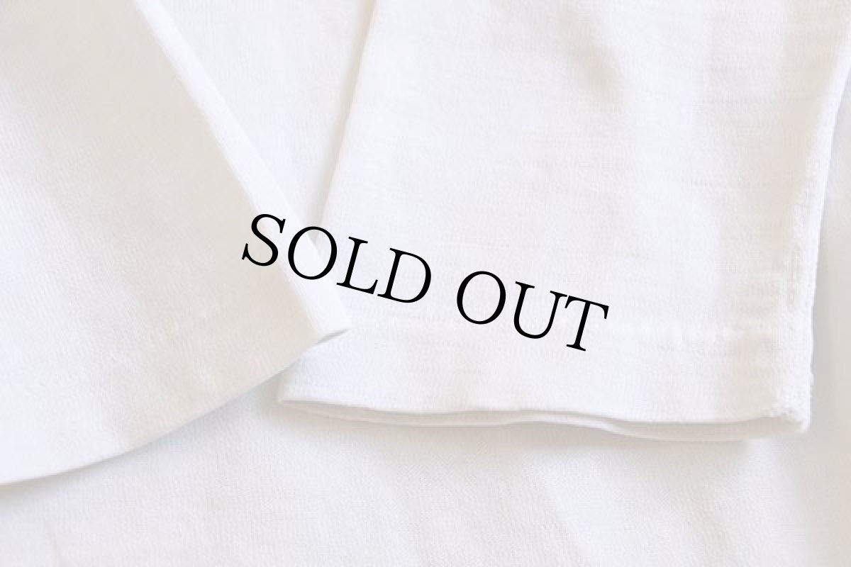 画像7: 60s 39 ナンバリング 両面 染み込みプリント フットボールTシャツ 白 (7)