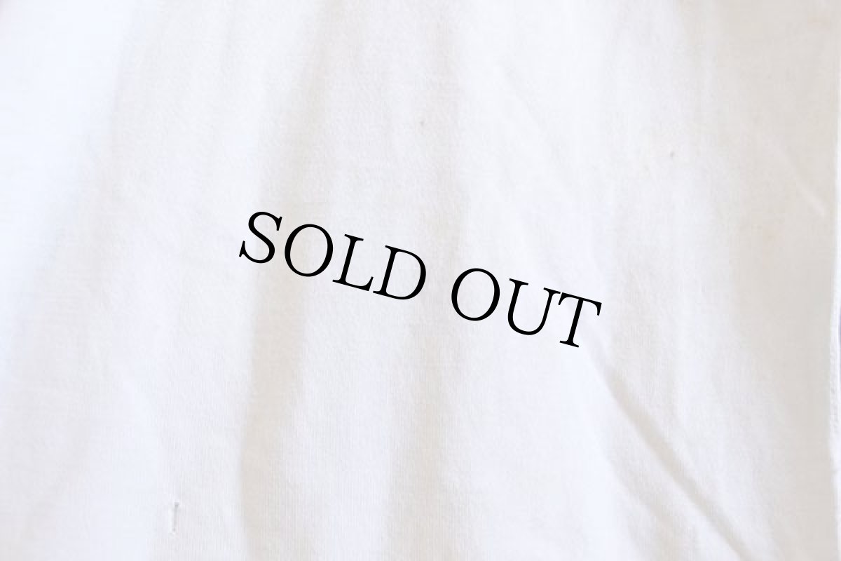 画像5: 60s 39 ナンバリング 両面 染み込みプリント フットボールTシャツ 白 (5)