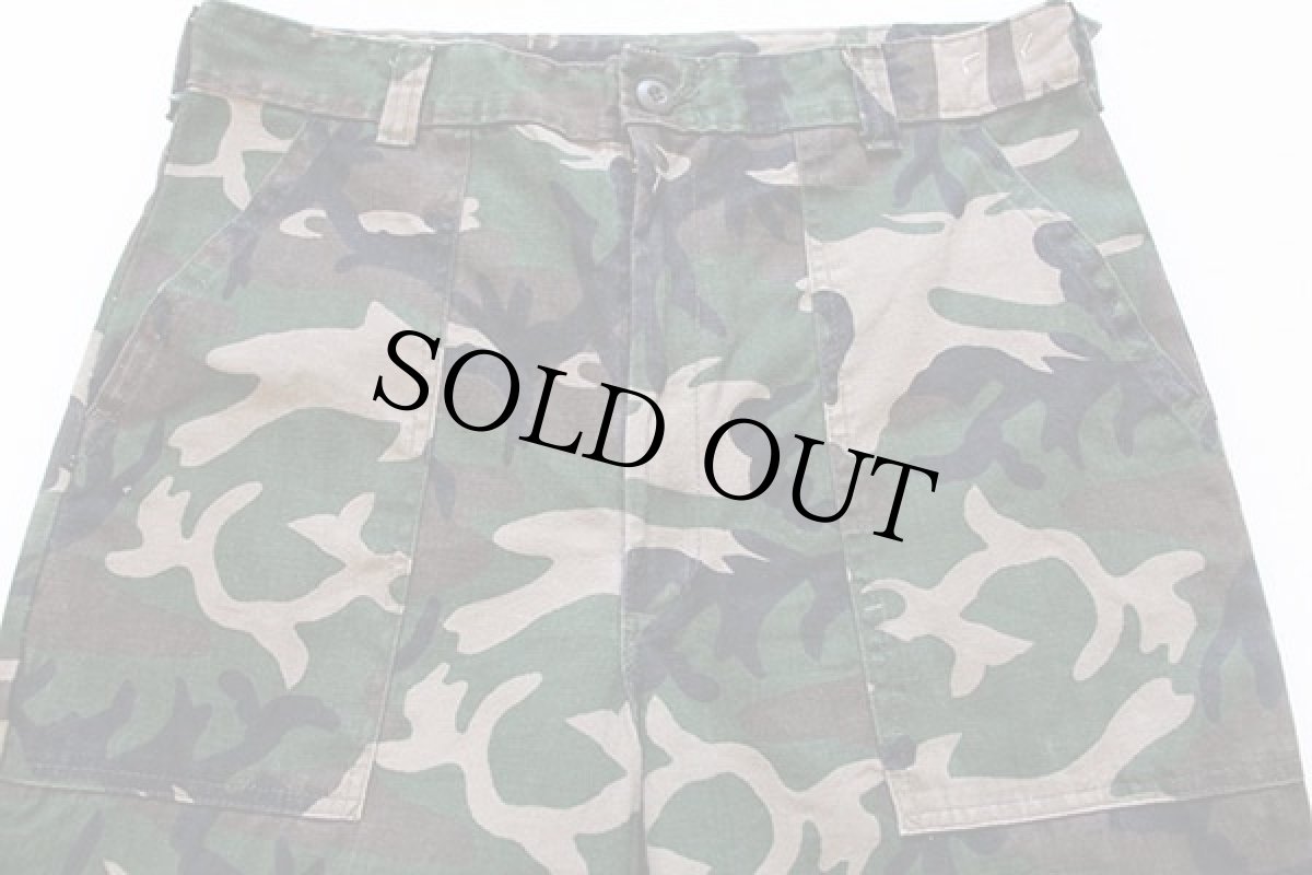 画像3: 90s USA製 RANGER ウッドランドカモ ベイカータイプ コットン ハンティングパンツ M (3)