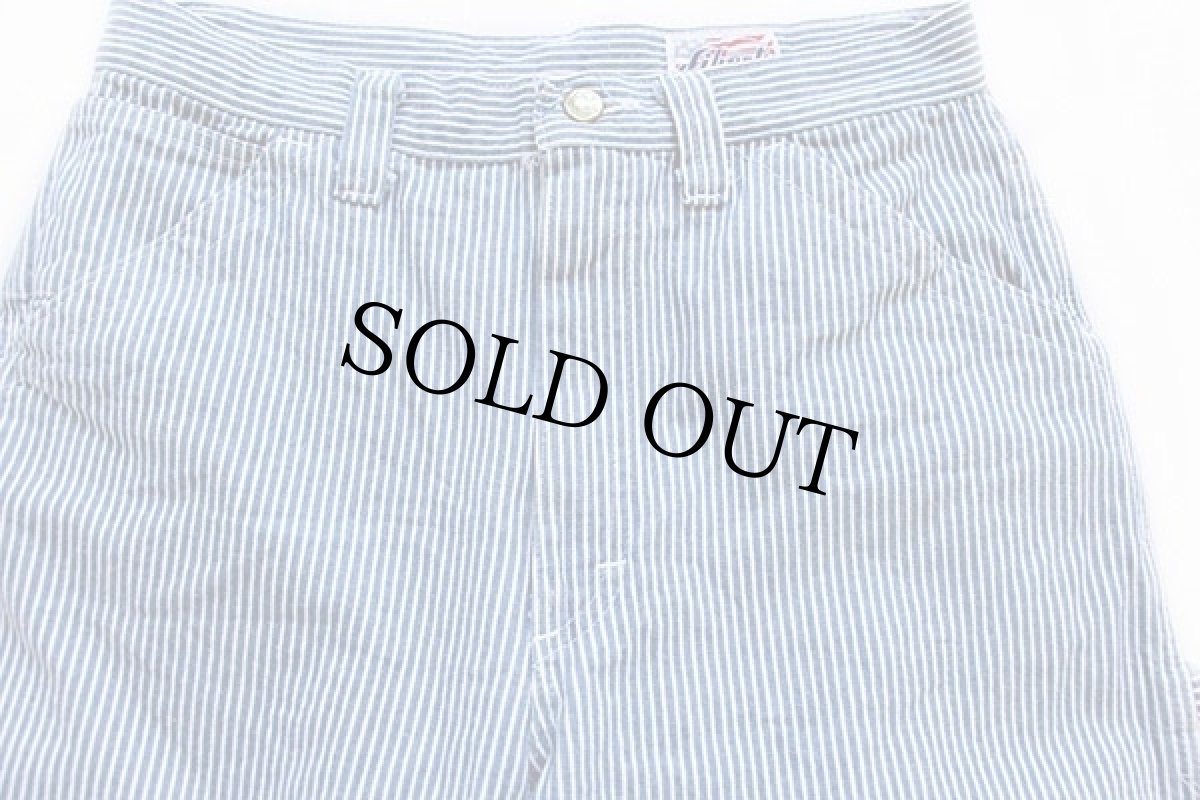 画像2: USA製 LIBERTY ヒッコリー ストライプ ペインターパンツ w32 L30 (2)