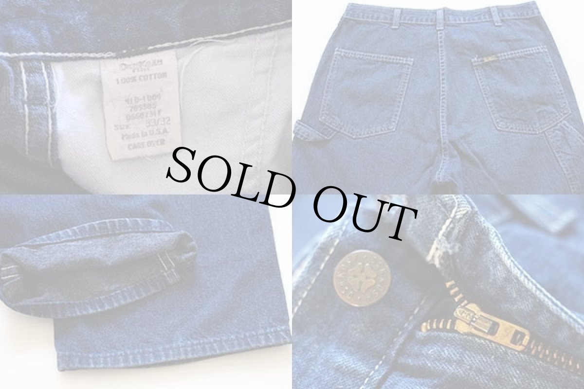 画像3: 90s USA製 OSHKOSH B'GOSH デニム ペインターパンツ w33 L32 (3)