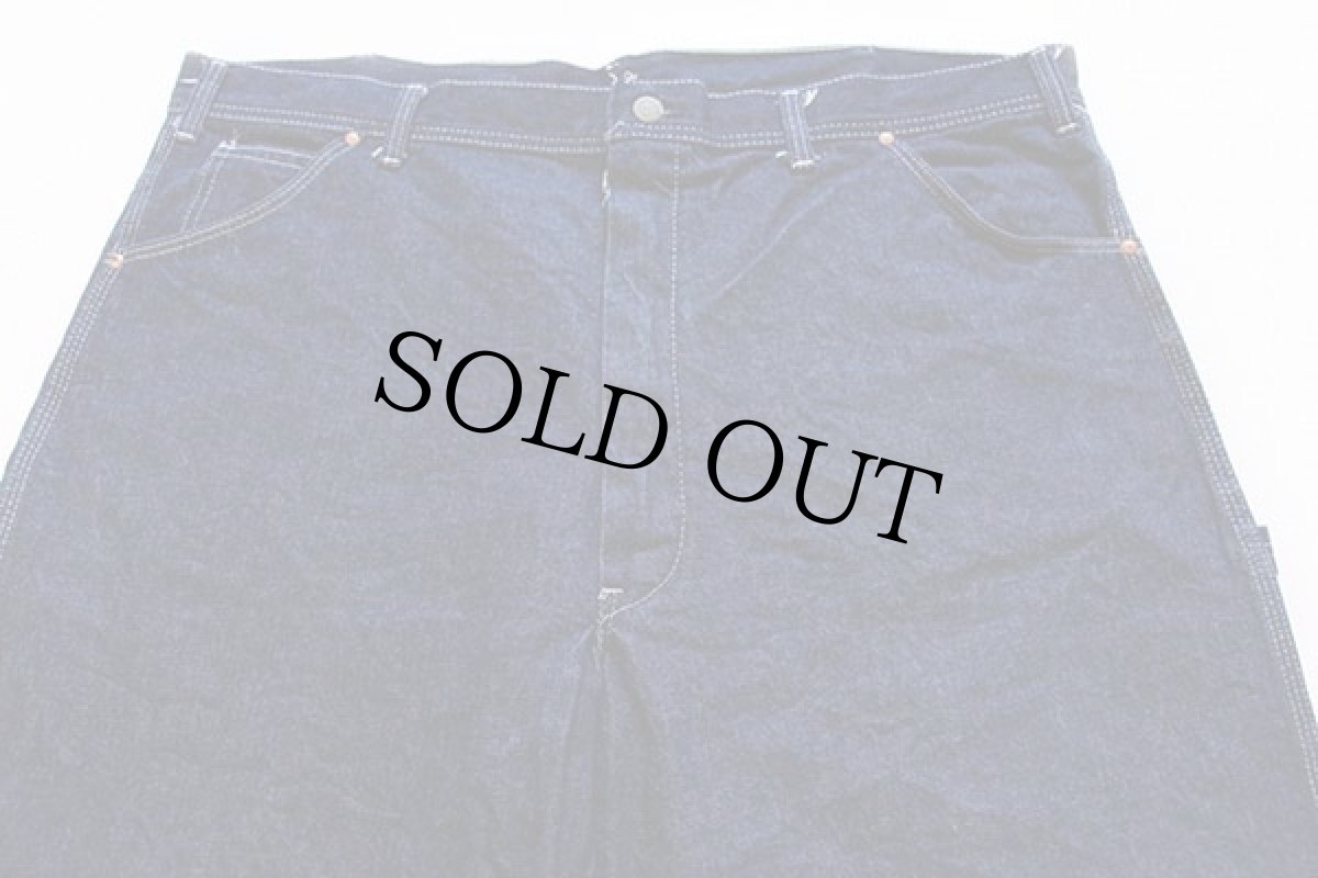 画像2: 80s Key デニム ペインターパンツ w42 L34 (2)