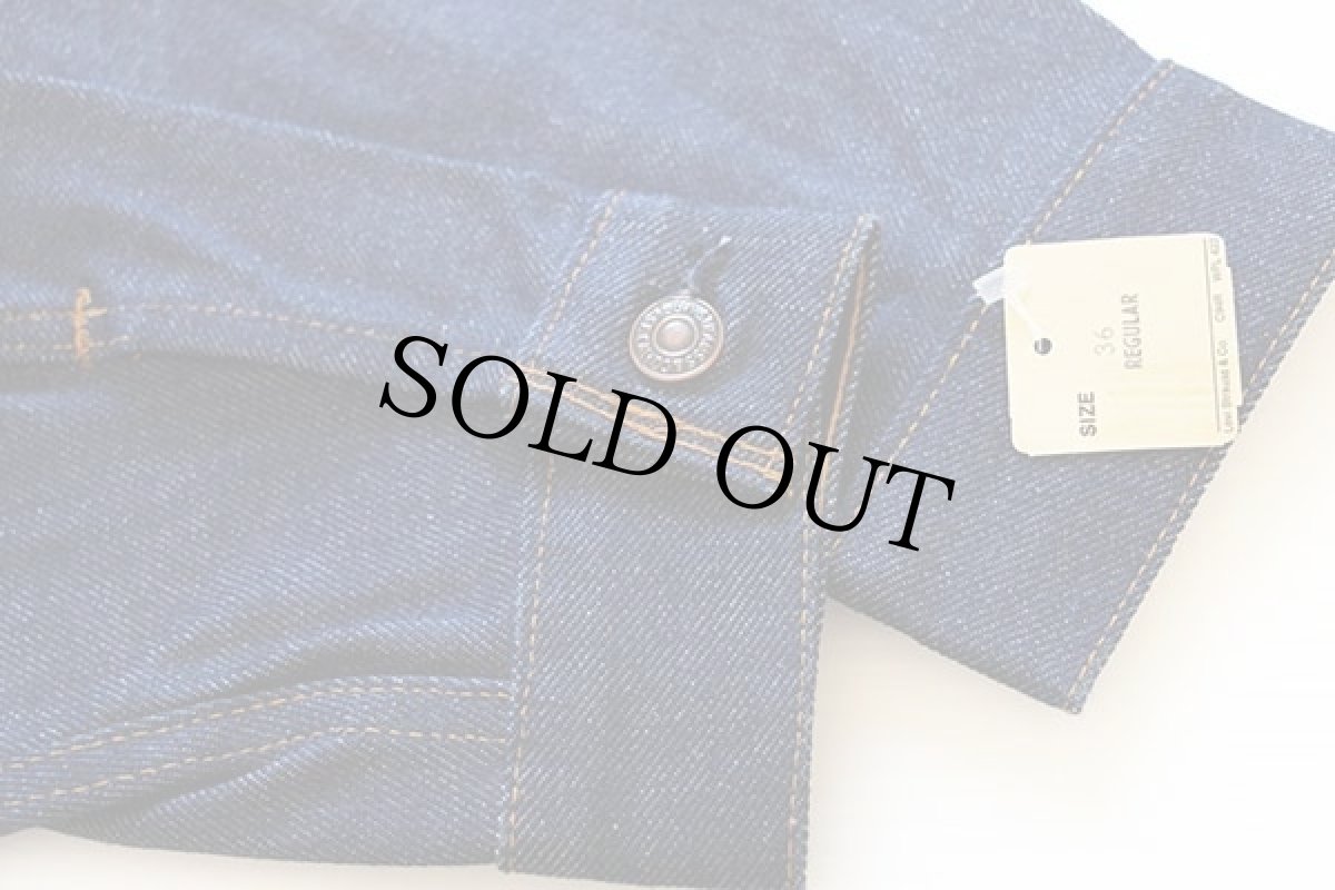 画像5: デッドストック★80s USA製 Levi'sリーバイス 70506 0217 デニムジャケット 4ポケット 36 (5)