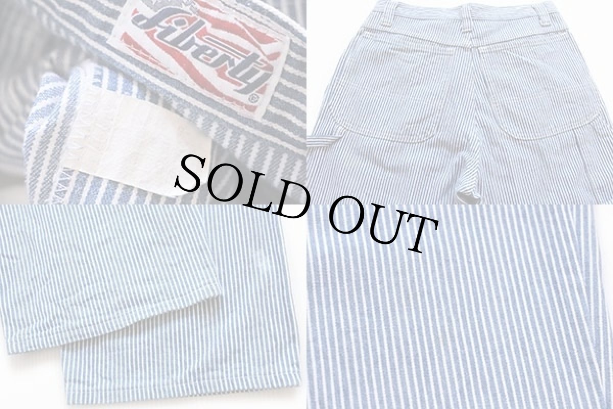 画像3: USA製 LIBERTY ヒッコリー ストライプ ペインターパンツ w32 L30 (3)