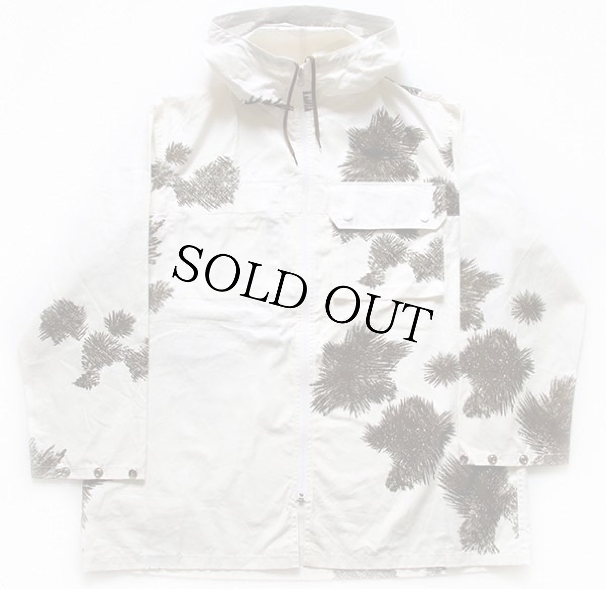 画像2: デッドストック★80s ドイツ軍 スノーカモ パーカー&オーバーパンツ セットアップ (2)