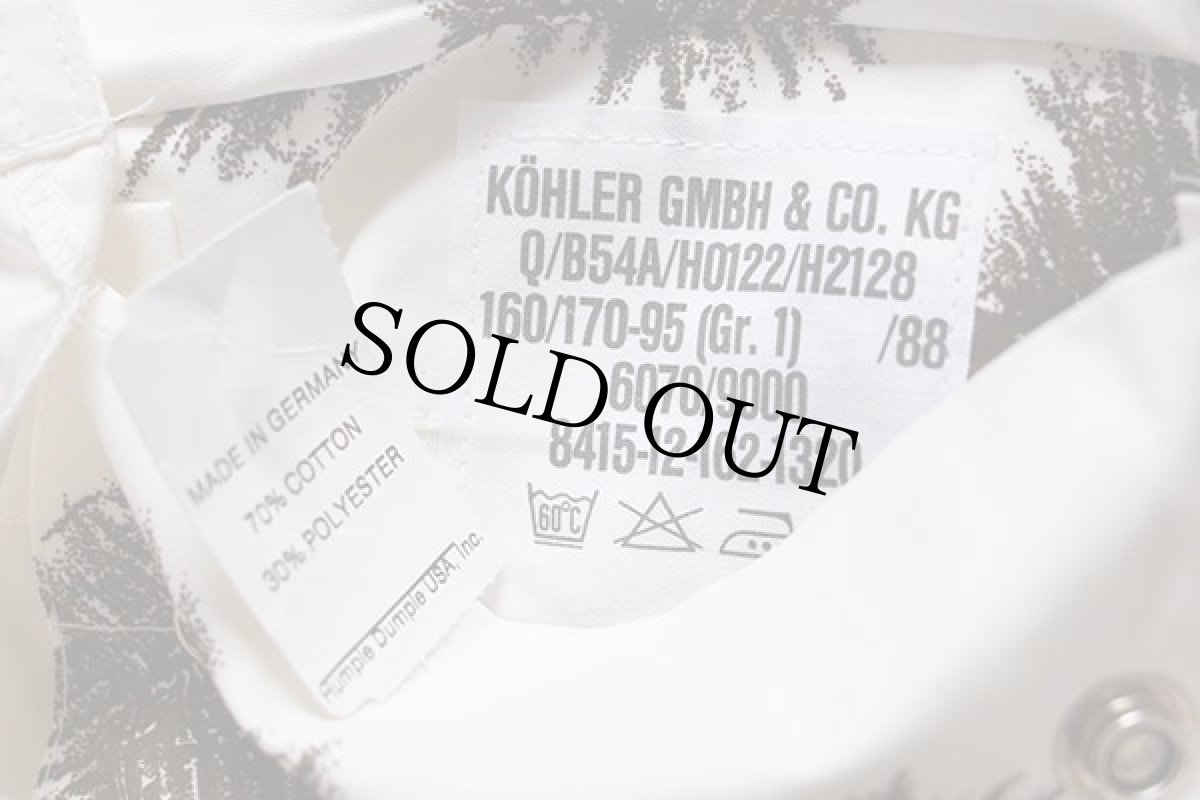 画像4: デッドストック★80s ドイツ軍 スノーカモ パーカー&オーバーパンツ セットアップ (4)