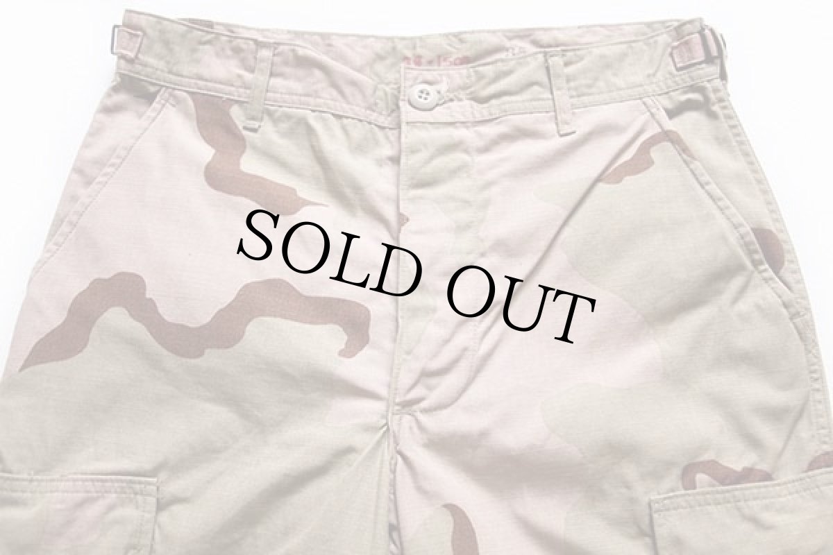 画像2: 90 米軍 U.S.ARMY デザートカモ BDU カーゴパンツ S-R (2)