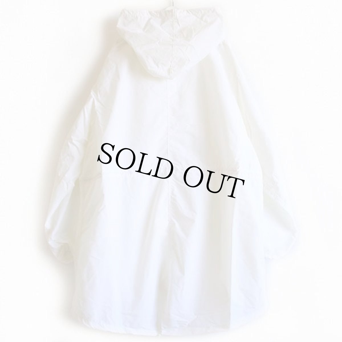 画像2: デッドストック★90s 米軍 U.S.ARMY ナイロン スノーカモ パーカー ホワイト XL★モッズコート (2)