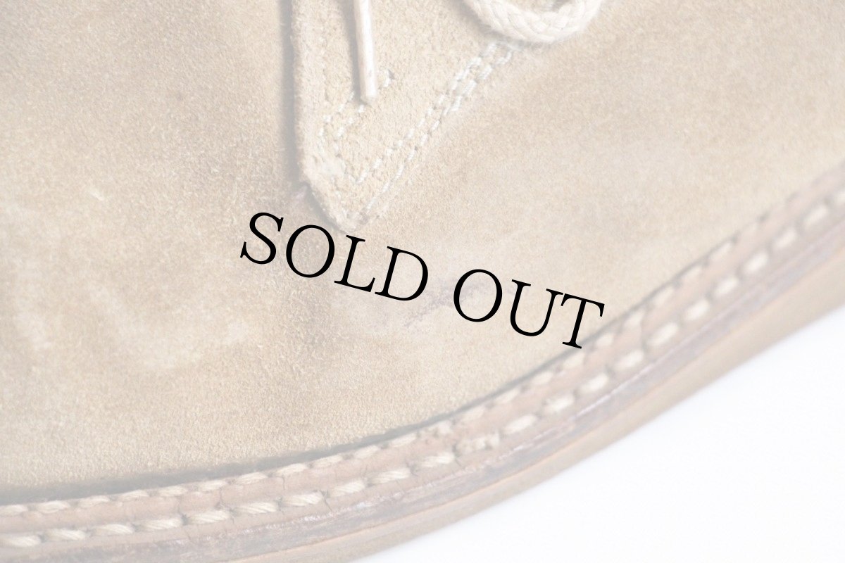 画像8: 50s UNKNOWN ダブルコバ スエード レザーシューズ サンドベージュ★革靴 (8)