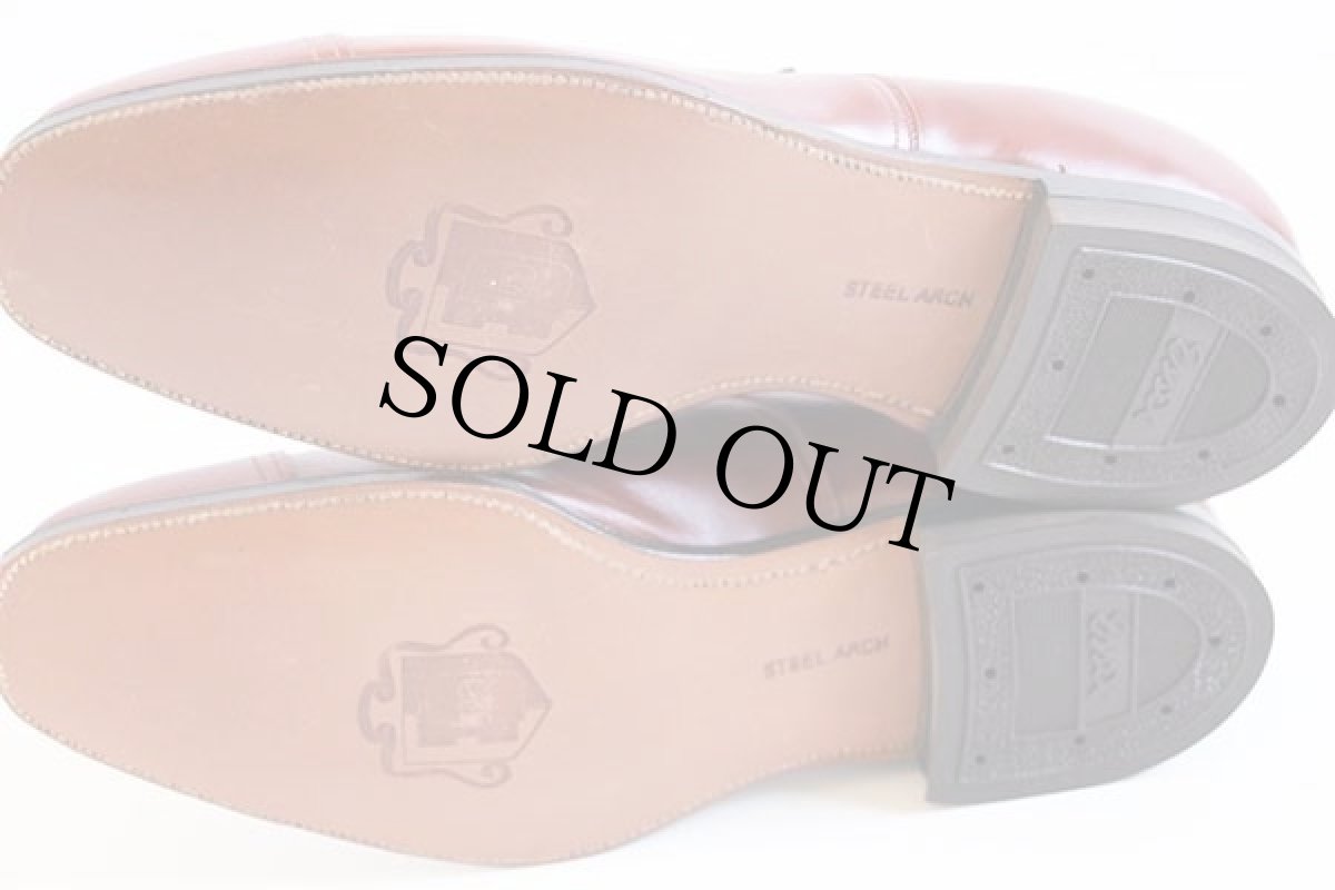 画像4: デッドストック★50s Double Wear ストレートチップ レザーシューズ 赤茶 8.5★革靴 (4)