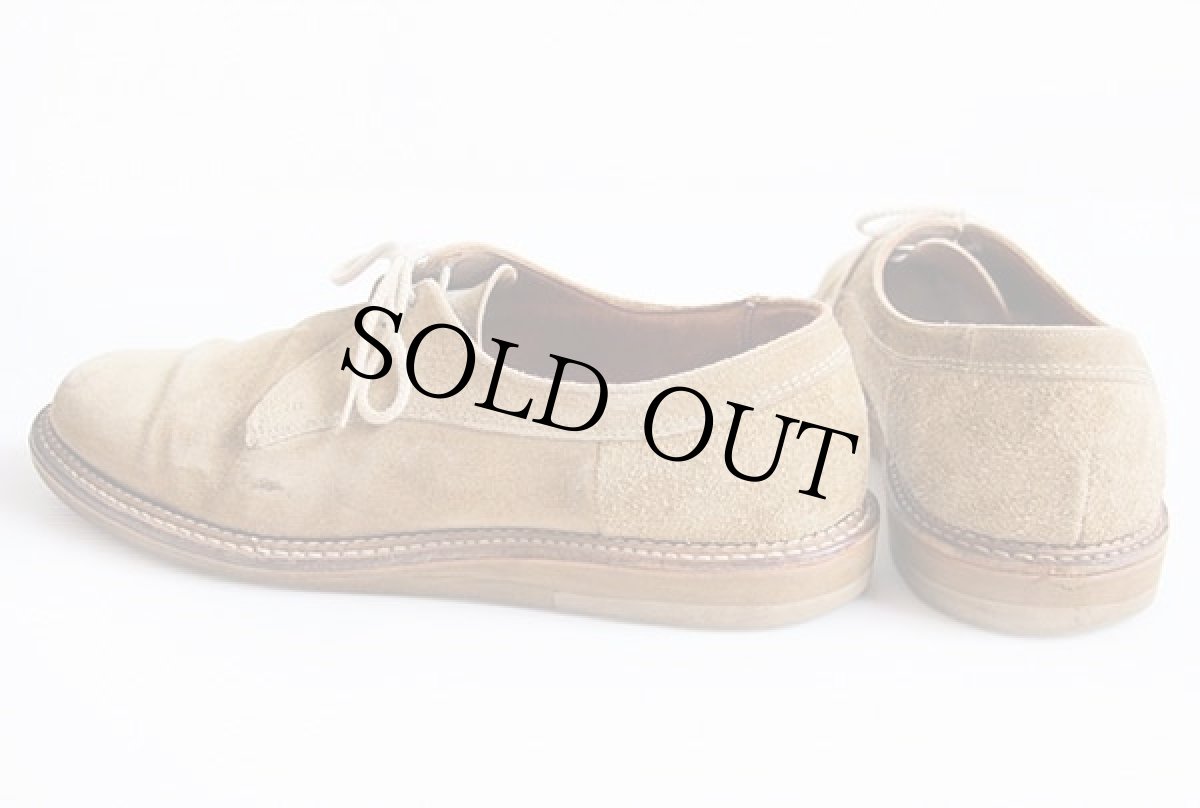 画像2: 50s UNKNOWN ダブルコバ スエード レザーシューズ サンドベージュ★革靴 (2)