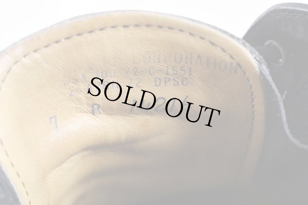 画像5: 70s 米軍 チャッカブーツ 黒 7R (5)