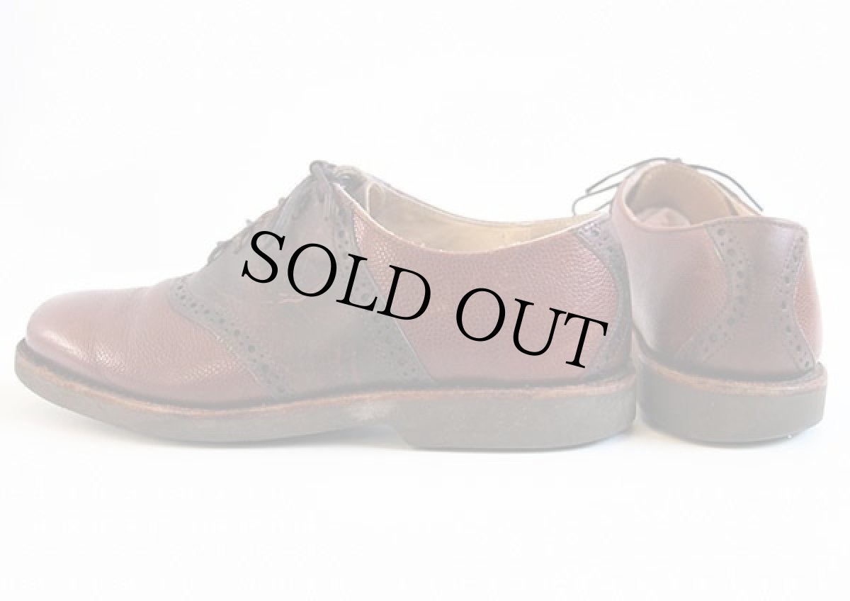 画像2: USA製 COLE-HAANコールハーン サドルシューズ 茶 8D★レザーシューズ 革靴 (2)