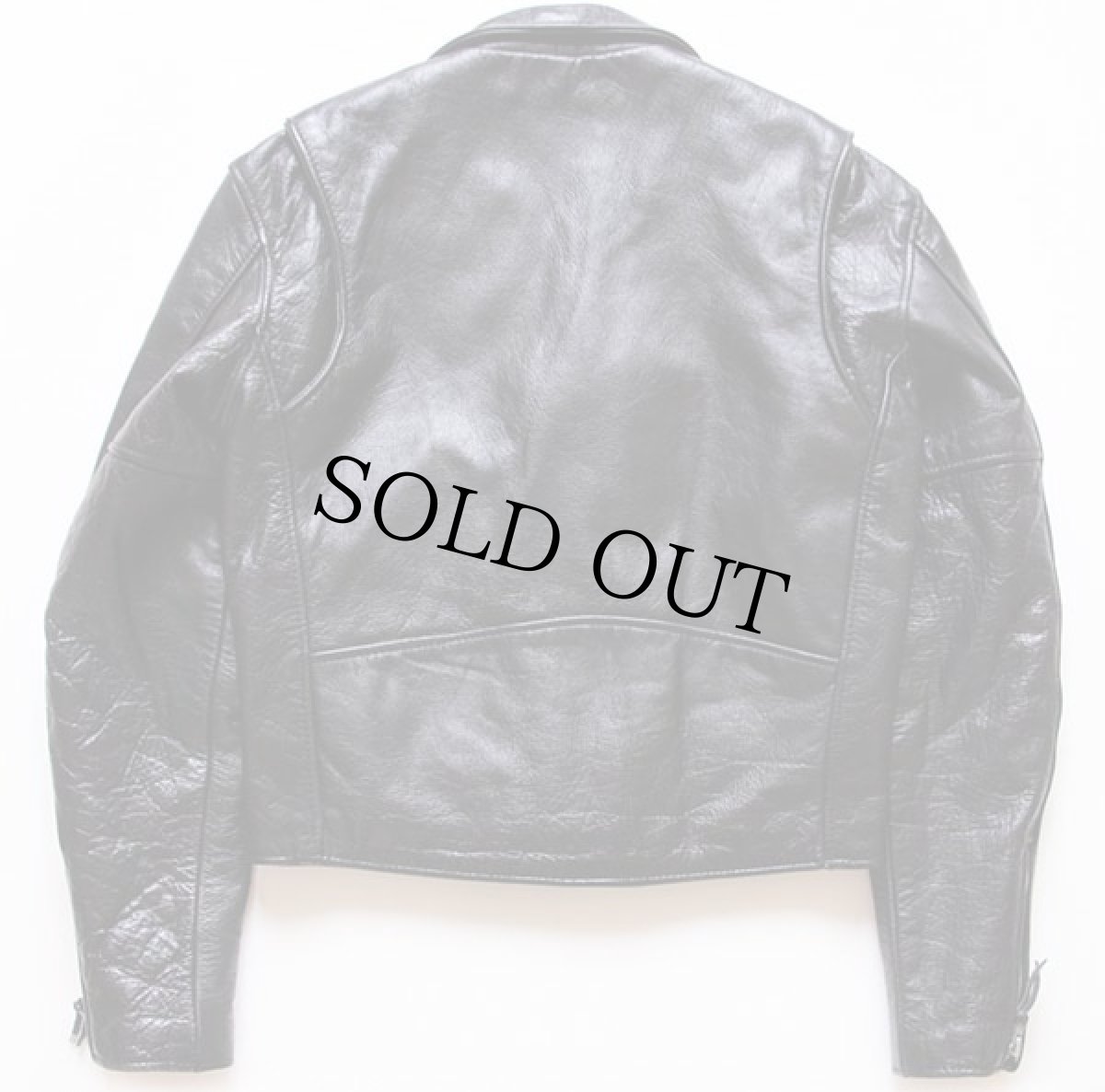 画像2: HOT LEATHERS キルティングライナー ダブルライダース レザージャケット 黒 38★パキジャン (2)