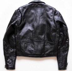 画像2: HOT LEATHERS キルティングライナー ダブルライダース レザージャケット 黒 38★パキジャン (2)