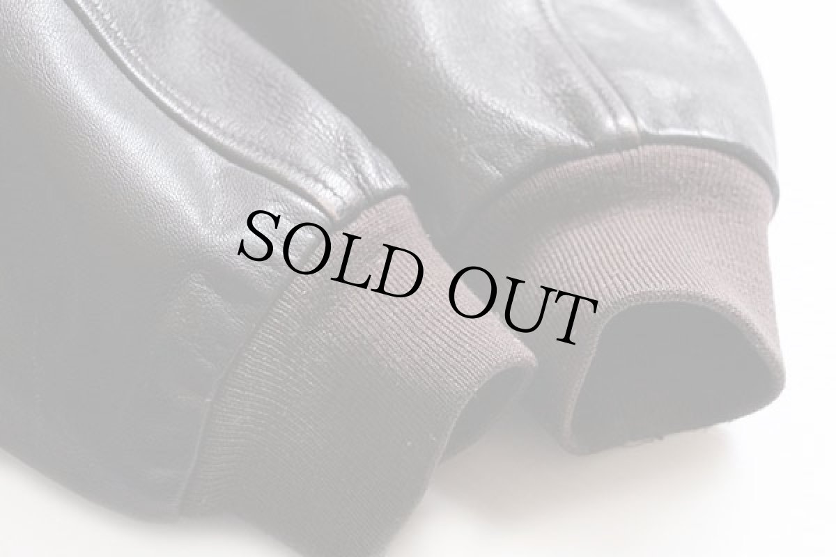 画像6: 90s USA製 L.L.Bean A-2タイプ フライト レザージャケット M (6)