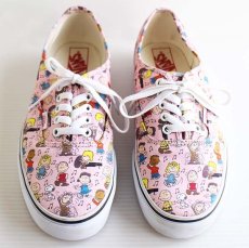 画像3: VANSバンズ×PEANUTS AUTHENTICオーセンティック スヌーピー 総柄 ピンク 8 (3)