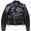 38inch HOT LEATHERS フリンジ ライダースジャケット HOT LEATHERS キルティングライナー ダブルライダース レザー