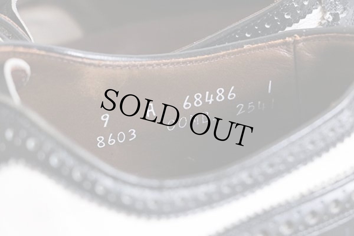 画像5: USA製 Allen Edmondsアレンエドモンズ BroadStreet ウイングチップ レザーシューズ 黒×白 9A★革靴 (5)