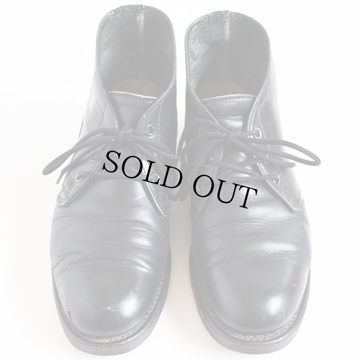 画像3: 70s 米軍 チャッカブーツ 黒 7R (3)