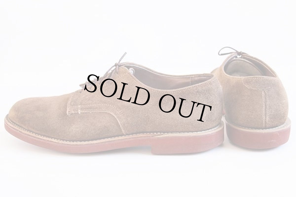 画像2: USA製 Hanover ダーティーバックス スエード レザーシューズ 茶 9D★革靴 (2)