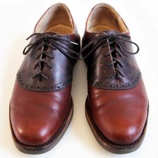 画像3: USA製 COLE-HAANコールハーン サドルシューズ 茶 8D★レザーシューズ 革靴 (3)