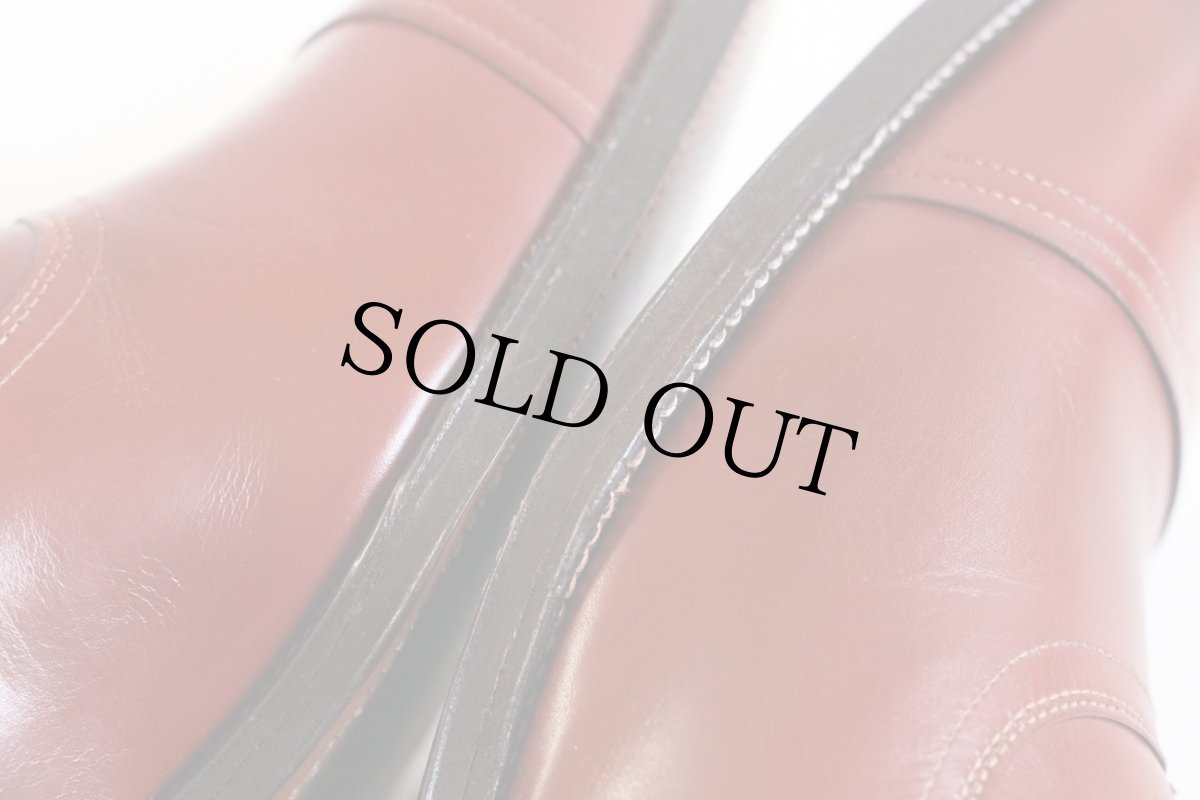 画像8: デッドストック★50s Double Wear ストレートチップ レザーシューズ 赤茶 8.5★革靴 (8)