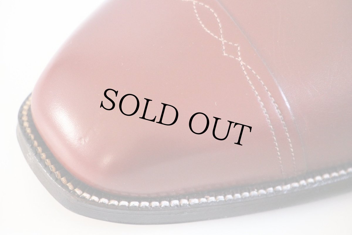 画像7: デッドストック★50s Double Wear ストレートチップ レザーシューズ 赤茶 8.5★革靴 (7)