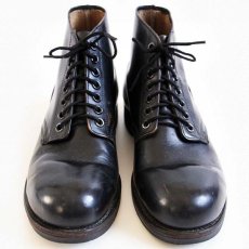 画像3: 60s 米軍 スチールトゥ 7ホール アンクルブーツ 黒 9R (3)
