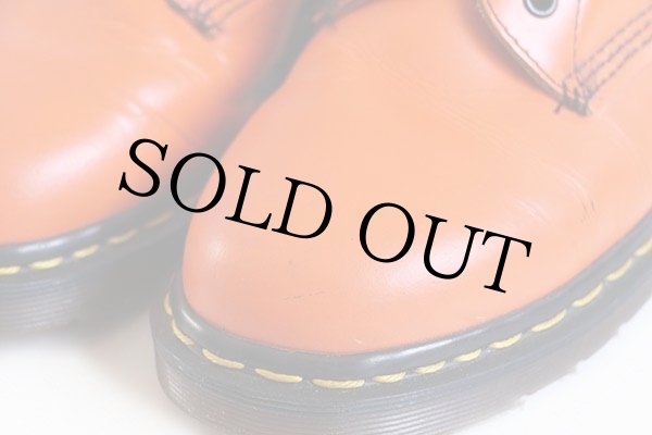 英国製 DR.MARTENSドクターマーチン 8ホールブーツ オレンジ UK7