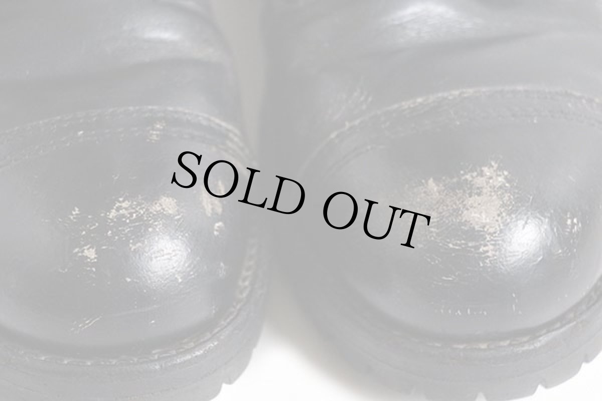 画像7: 80s 米軍 キャップトゥ 12ホール コンバットブーツ 黒 7.5 (7)