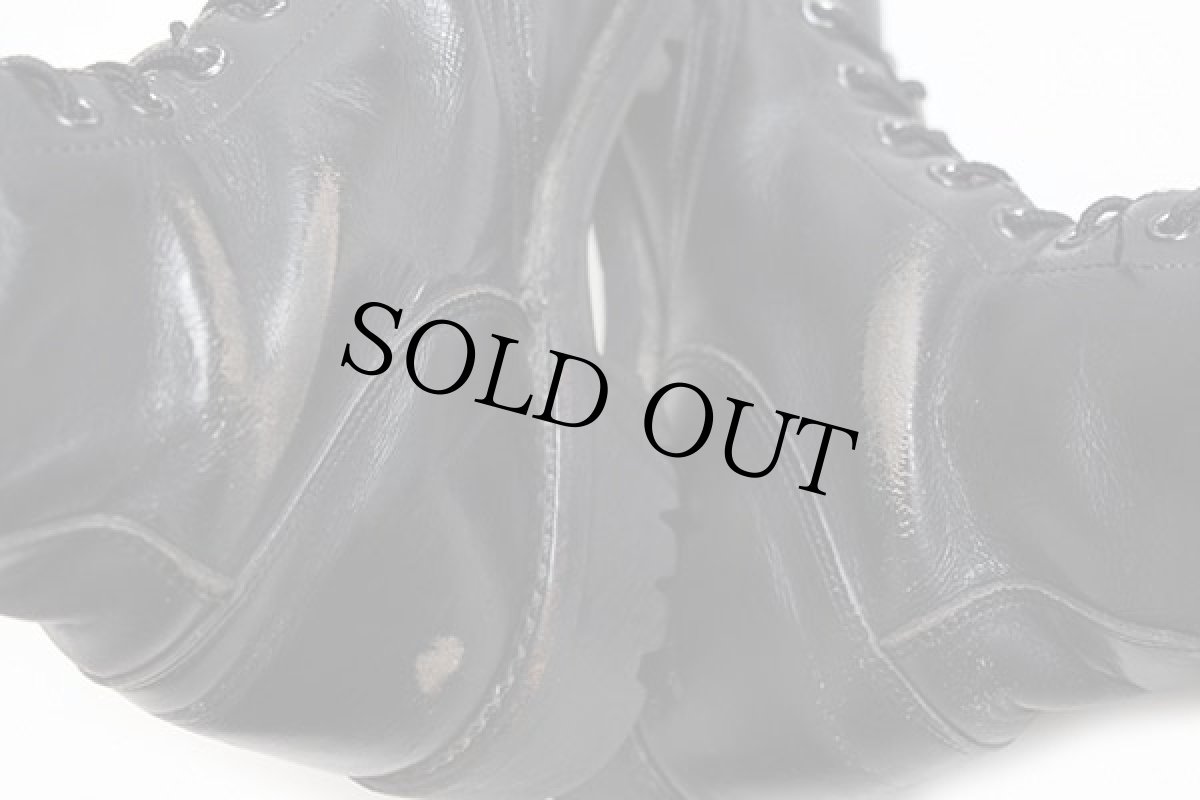 画像8: 80s 米軍 キャップトゥ 12ホール コンバットブーツ 黒 7.5 (8)